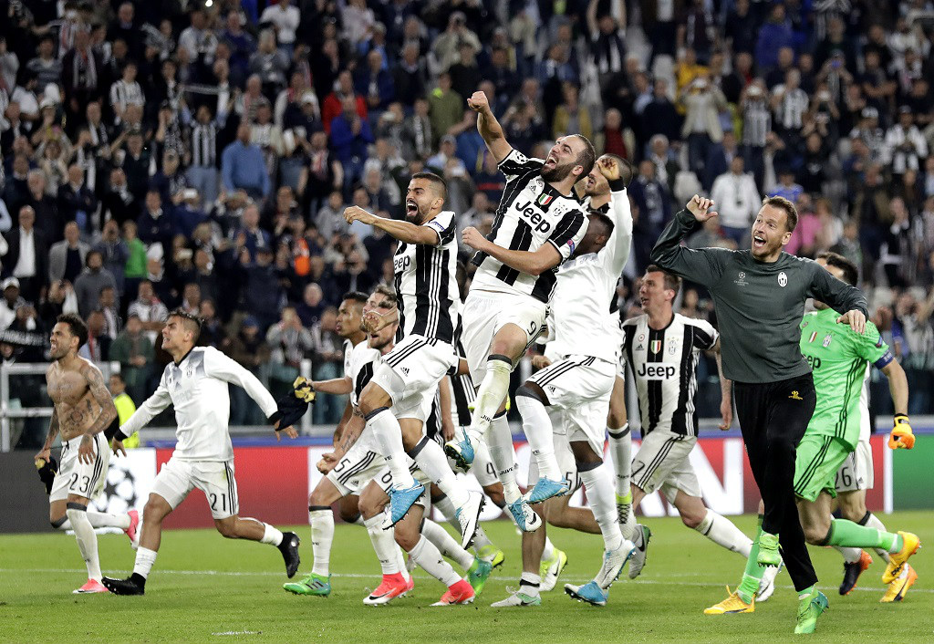 Đặt cược trực tuyến vào khả năng Juventus giành chức vô địch Champions League