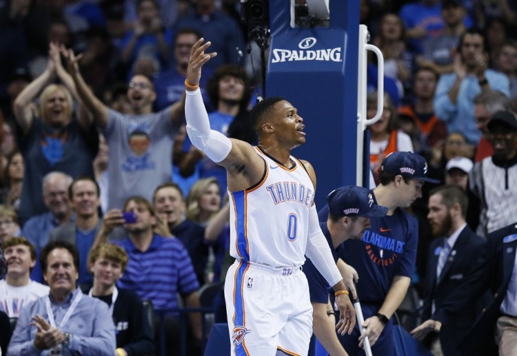 Bet online on the Thunder as motivated Russell Westbrook will try to lead them past the Warriors