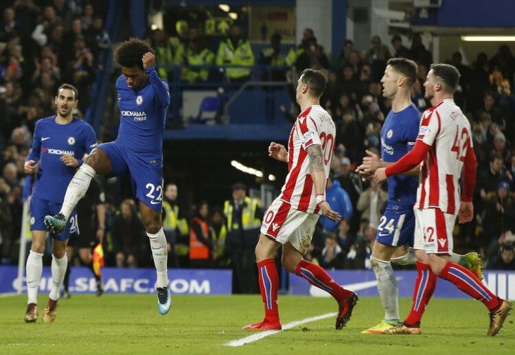 Heavy online betting favourites Chelsea beat Stoke at Stamford Bridge