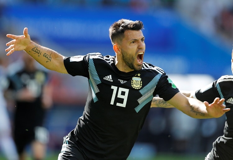 Sergio Aguero Argentina hasil pertandingan