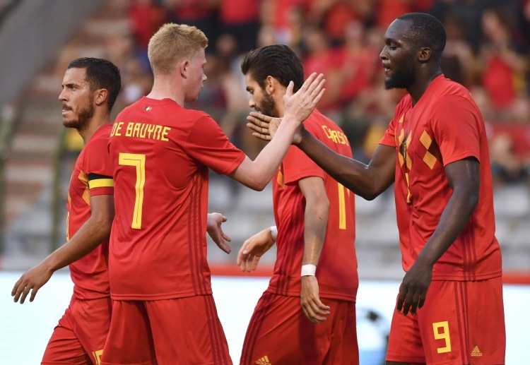 โรเมลู ลูกากู, มารูยาน เฟลไลนี จากสโมสร แมนเชสเตอร์ ยูไนเต็ด และ เอเด็น อาซาร์ จากสโมสร เชลซี