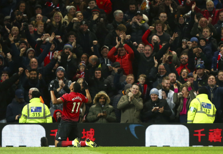 Premier League: Anthony Martial's efforts came enough to celebrate victory in Old Traffod