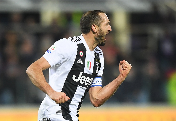 Giorgio Chiellini along with Rodrigo Bentancur put Juventus ahead of Fiorentina in their Serie A fixture