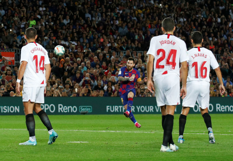 Barcelona thrash Sevilla at home to clinch second place in La Liga