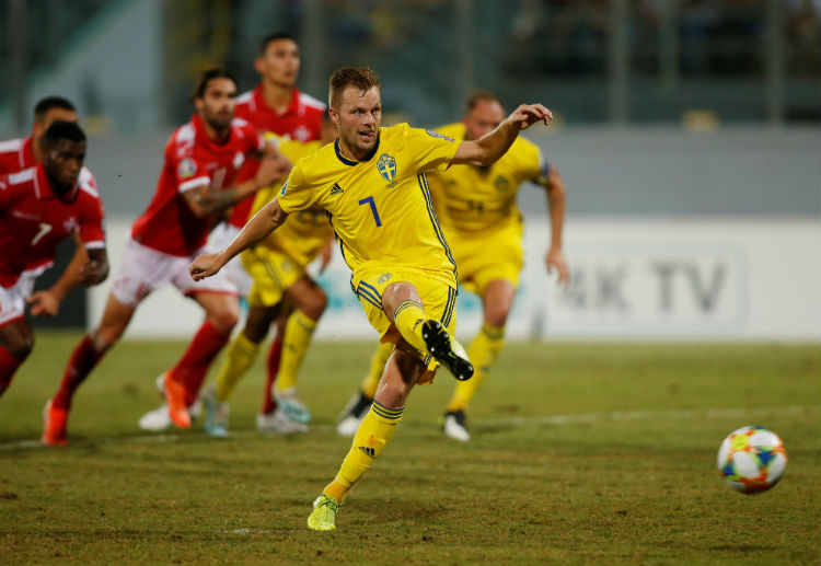 Euro 2020: Sebastian Larsson converts the penalty shot for Sweden