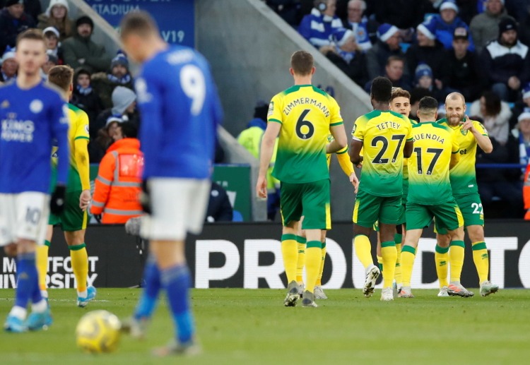 Leicester vẫn vững vàng ở vị trí thứ 2 trên BXH. Kết quả kèo cược Premier League 2019 Leicester City 1-1 Norwich City: Mất mạch thắng