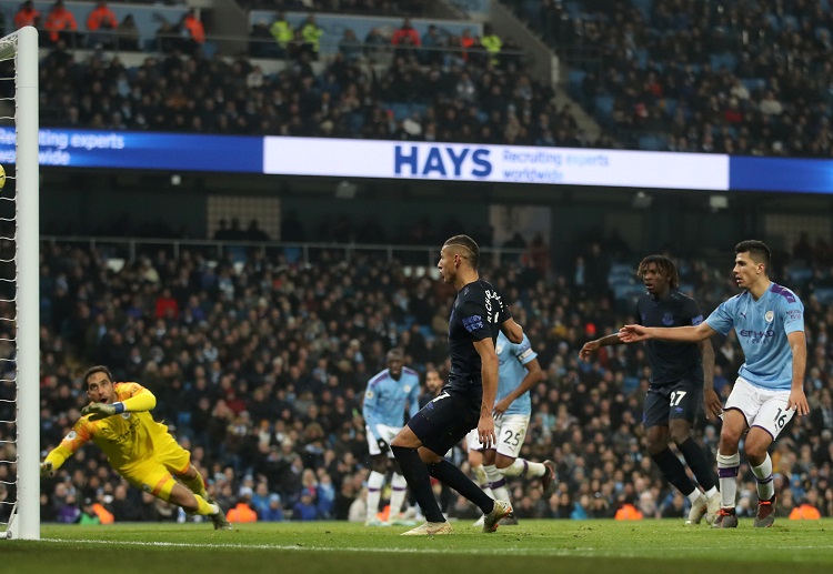 Everton fail to grab a Premier League victory against defending champions Man City