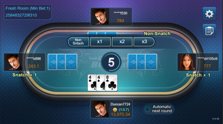 Tại game Golden Bull Bull của SBOBET, bạn còn có thể tùy chọn bàn chơi tùy theo số tiền đặt cược