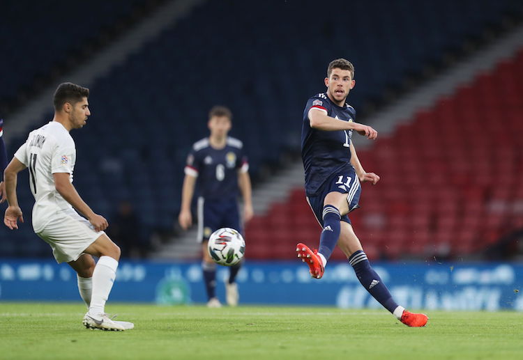 Crowd tries to boo off Scotland’s Ryan Christie to throw off his game during UEFA Nations League clash with Israel