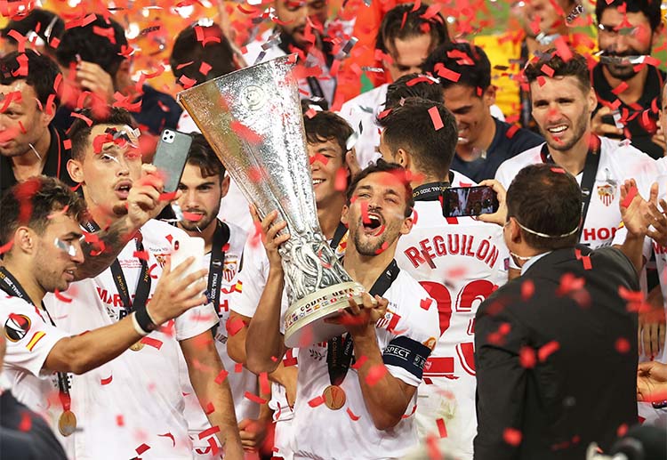 Sevilla sit at 6th place in the La Liga table behind Barcelona with equal points