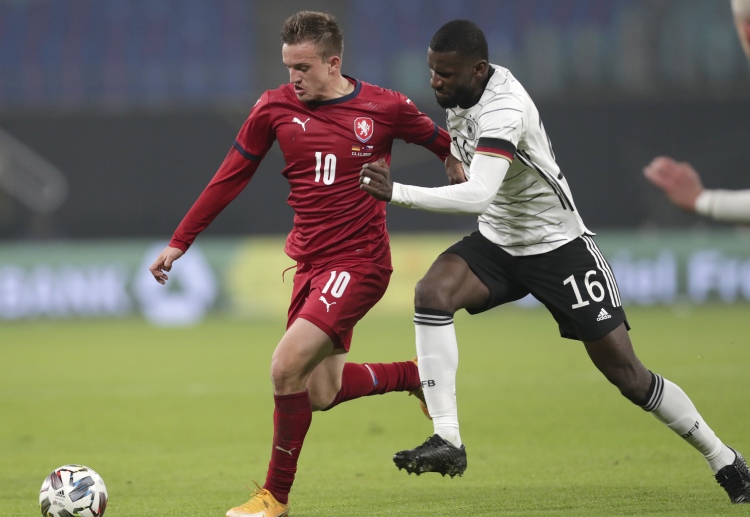 国际友谊赛 捷克 的科皮奇射门偏出