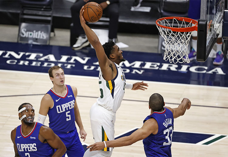 Tỉ số NBA 2020/21 Utah Jazz 106-100 LA Clippers.