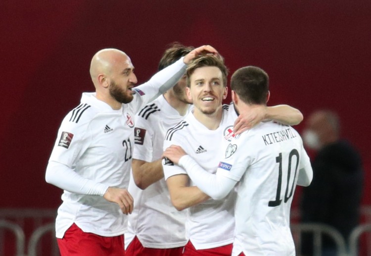 ต้องพร้อมลงสนามสำหรับ ทีมชาติจอร์เจีย ในศึก ฟุตบอลโลก 2022 รอบคัดเลือก