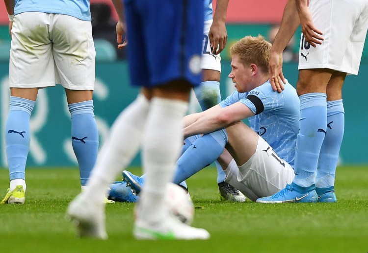 英超曼城德布劳内的赛场动态