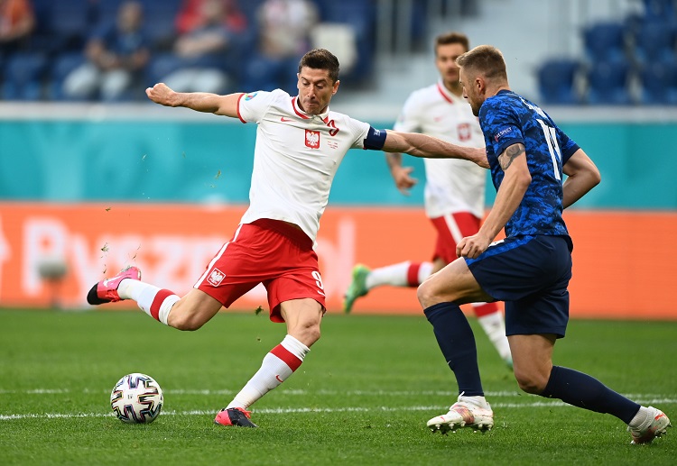 欧锦赛波兰 莱万多夫斯基的赛场动态