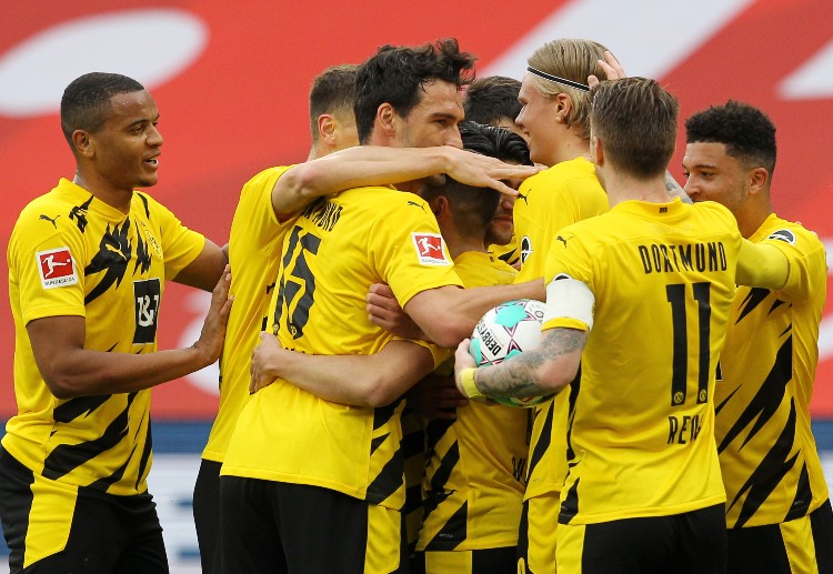 Erling Haaland sedang dalam tren positif di Bundesliga