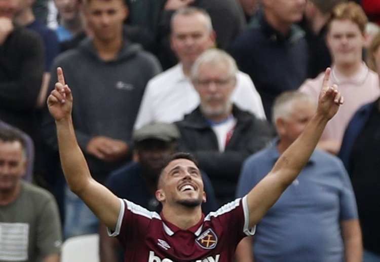 Premier League: Pablo Fornals pokes home from Antonio's cross to score the opening goal vs Crystal Palace