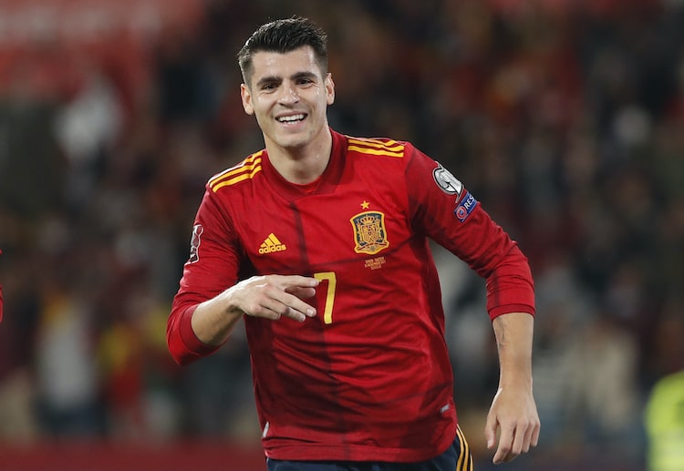 Alvaro Morata cetak gol penentu kemenangan Spanyol di kualifikasi Piala Dunia 2022