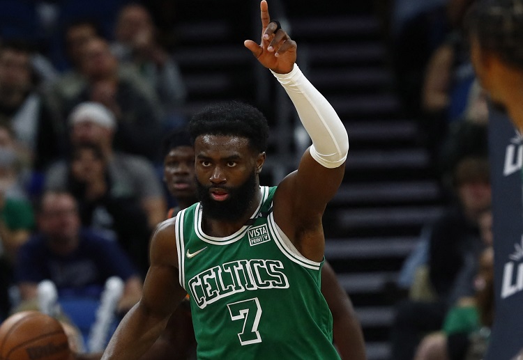 Jaylen Brown jadi andalan Boston Celtics di NBA.