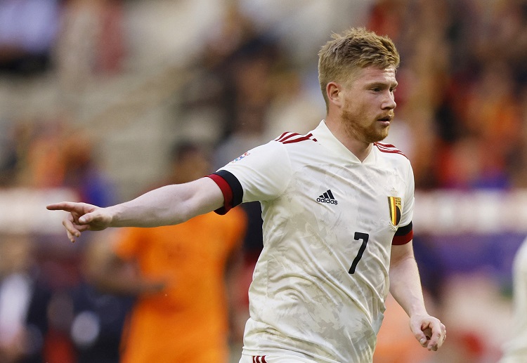 Kevin de Bruyne akan jadi starter di UEFA Nations League