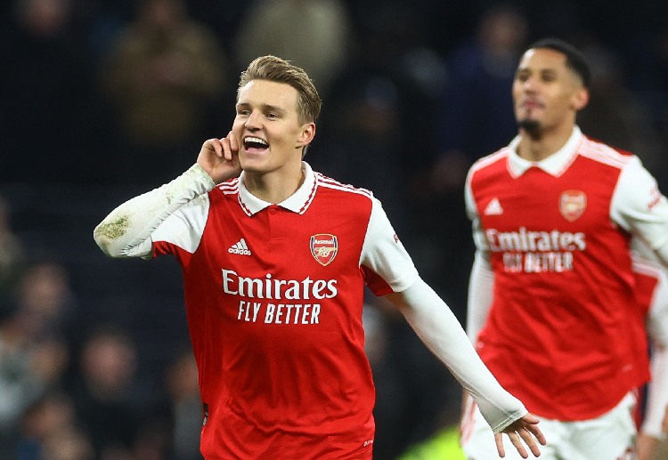 Martin Odegaard was one of the key players in Arsenal's Premier League victory over Tottenham