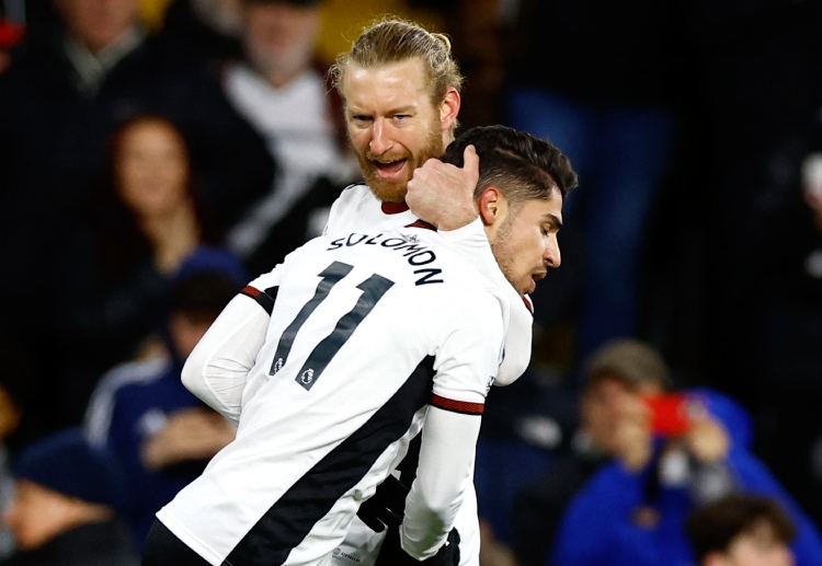 Manor Solomon scored his fourth Premier League goal in four games for Fulham in the 3-2 defeat to Brentford