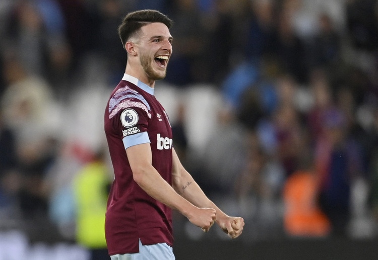 Declan Rice gears up ahead of Premier League game between West Ham and Leeds United