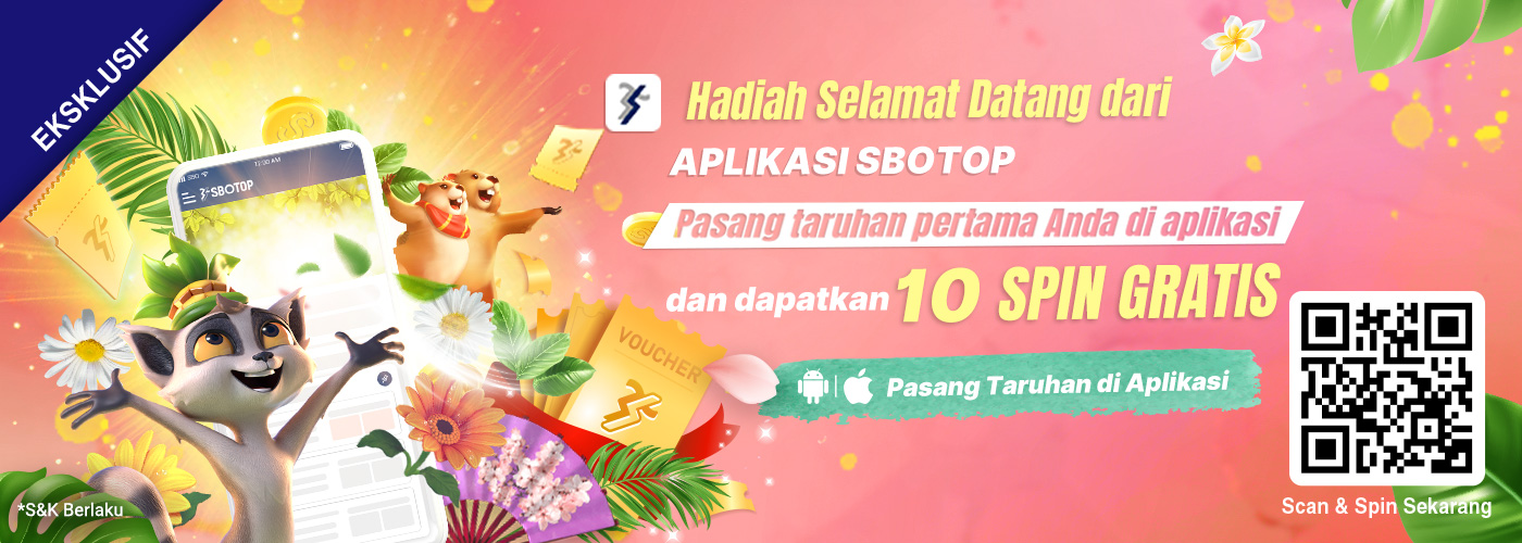 Hadiah Selamat Datang dari APP SBOTOP