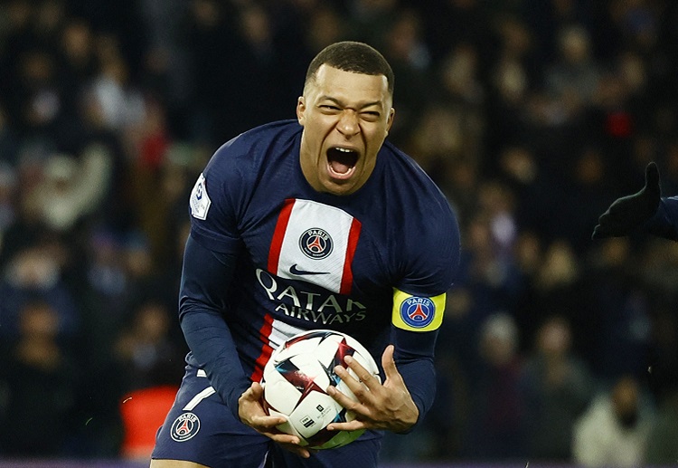 Statistic Mbappe di Ligue 1 2022/2023