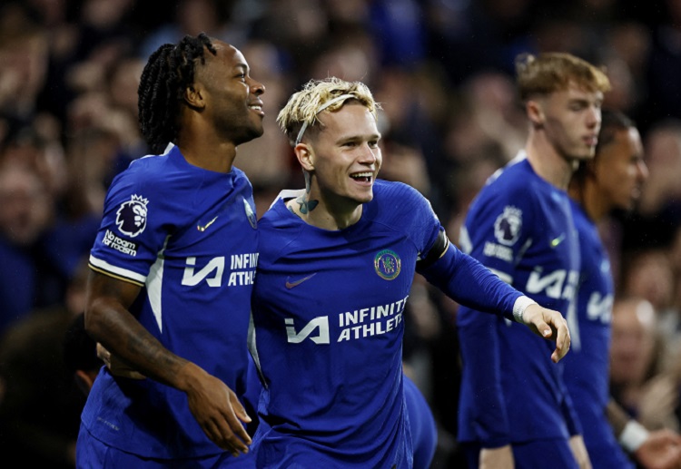 英超联赛 穆德里克打进了自己在斯坦福桥球场的首粒进球。