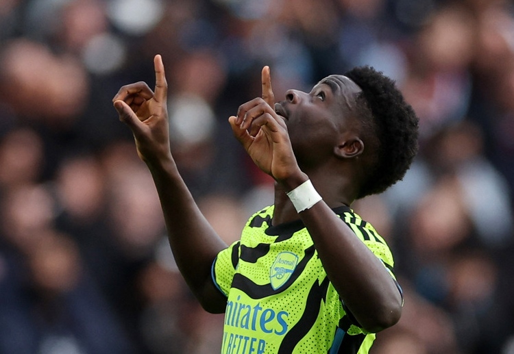 Catatan gol Bukayo Saka lebih baik di Premier League musim ini