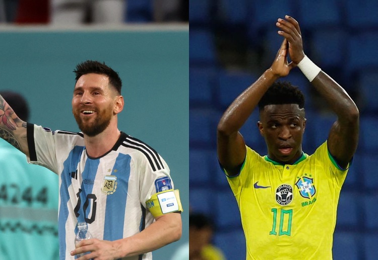 Argentina's Lionel Messi and Brazil star Vinicius Jr to spearhead their respective team in the upcoming Copa America tournament