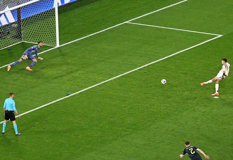 Germany forward Kai Havertz converted a penalty, securing his team's third goal in the Euro 2024 match against Scotland