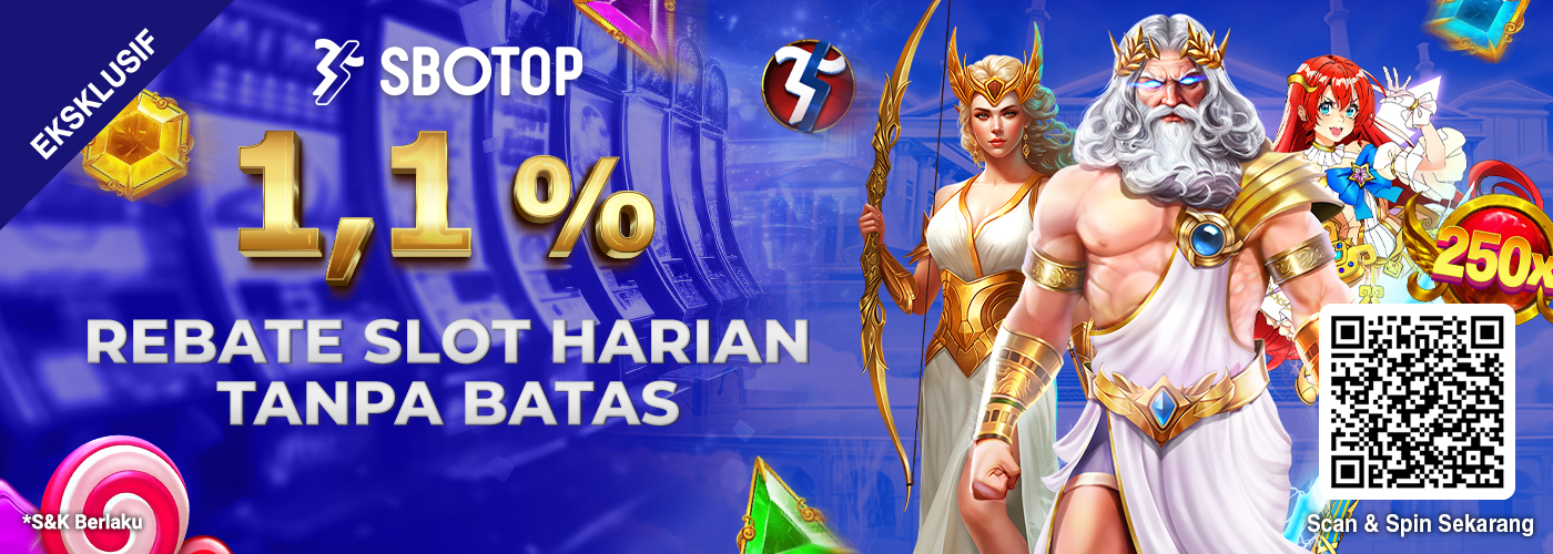 1,1% Rebate Harian Slot dan Tembak Ikan Tanpa Batas