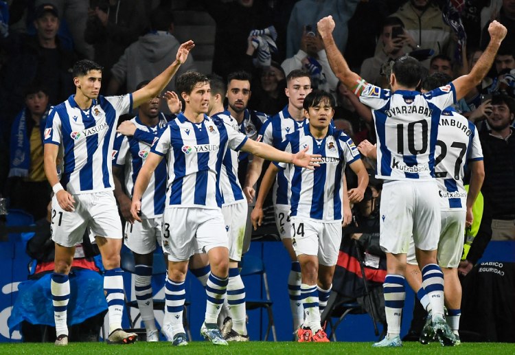 Real Sociedad xếp thứ 8 trên BXH trước vòng 14 La Liga 2024/25