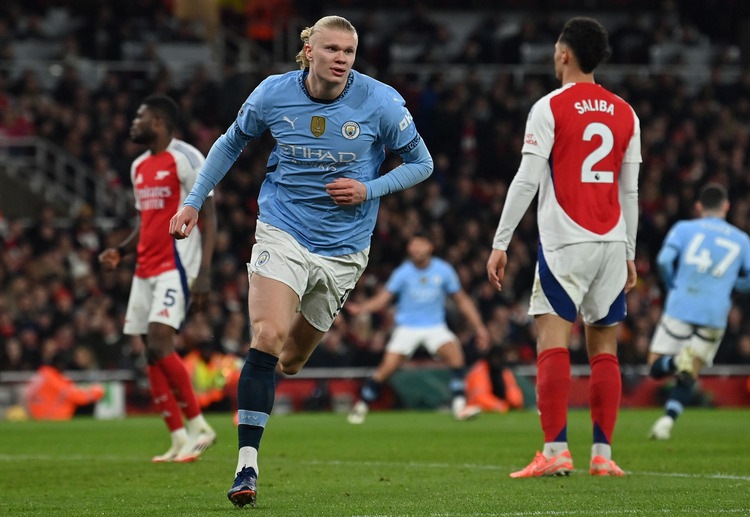 英超联赛 哈兰德扳平比分,但曼城未能翻盘。