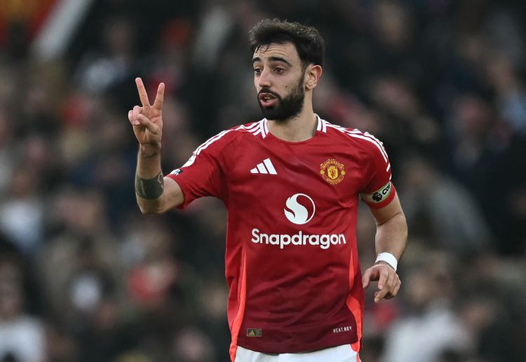 Manchester United's Bruno Fernandes now has seven goals scored in the Premier League