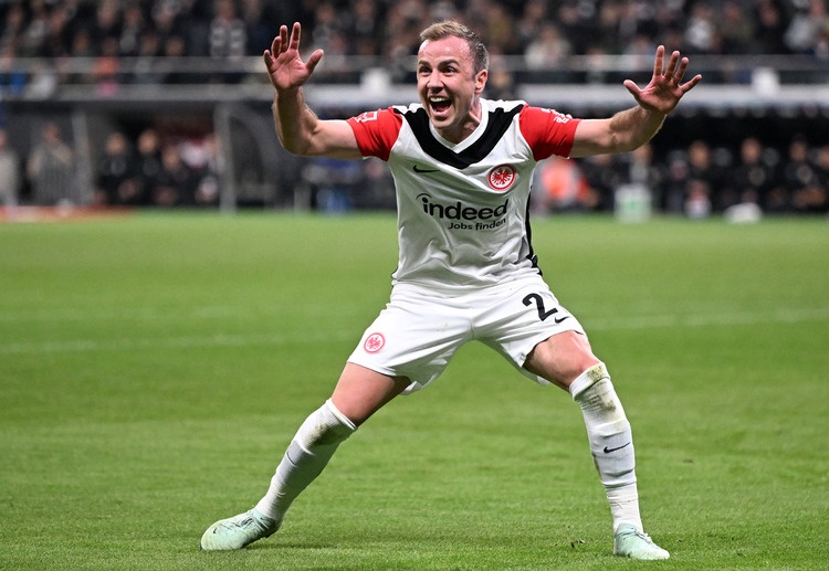 德甲联赛 法兰克福依靠格策的致胜一球，以1比0的比分战胜斯图加特。