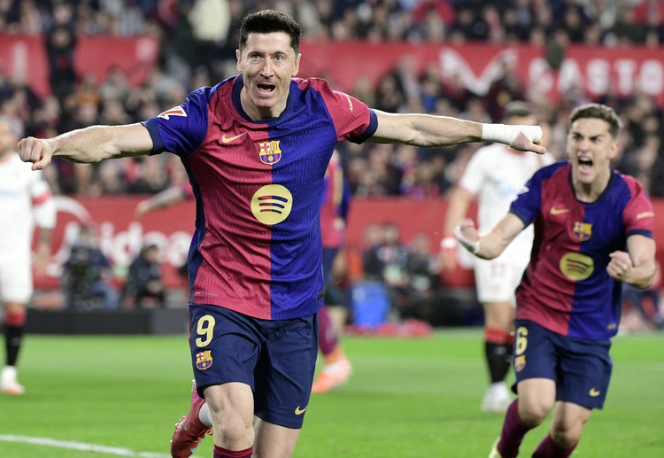 Robert Lewandowski cetak banyak gol di La Liga