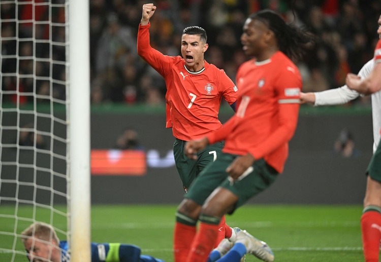 Cristiano Ronaldo kembali cetak gol di ajang UEFA Nations League