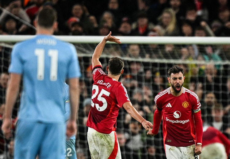 英超联赛 上一场比赛，B费状态火热，独造三球（1球2助攻），再次证明自己是曼联进攻端的关键人物。