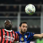 Hakan Çalhanoğlu’s strike cancelled out Tammy Abraham’s opener in a tense Coppa Italia derby clash