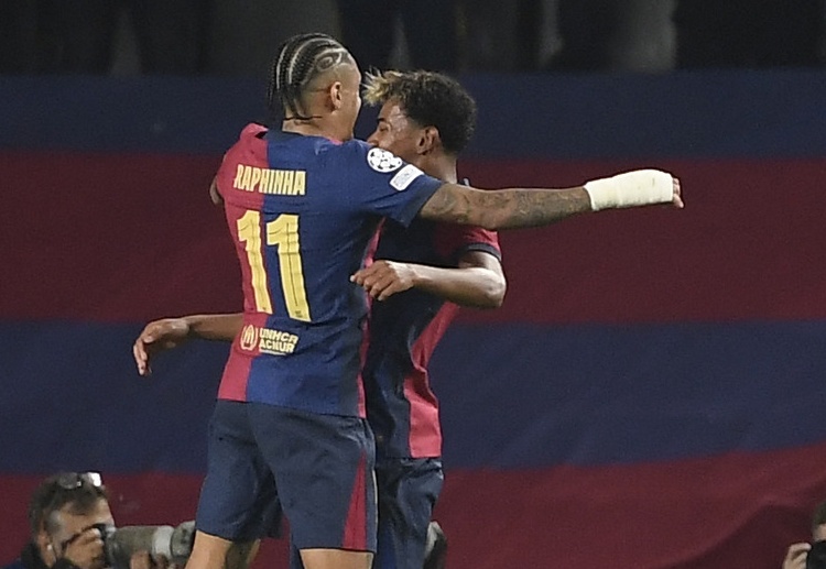 Raphinha bantu menangkan Barcelona di pertandingan Liga Champions UEFA