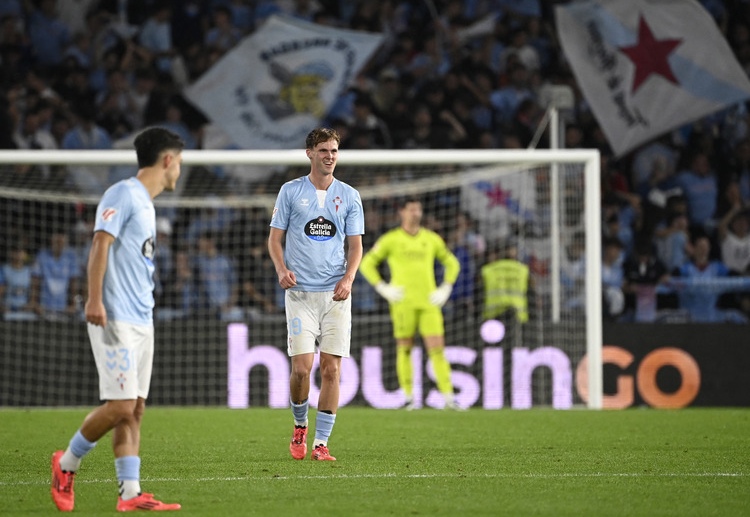 西甲联赛 斯韦德贝里第76分钟为塞尔塔打入第二球,制造悬念。