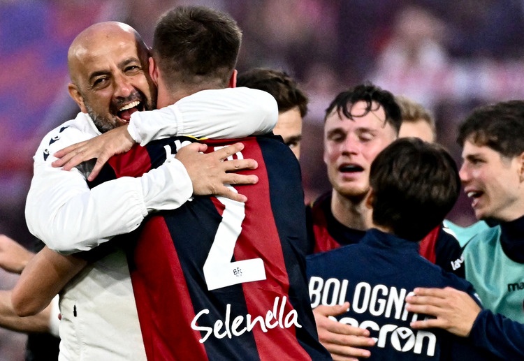 意甲联赛 博洛尼亚主帅意塔利亚诺近期更常安排达林哈首发。