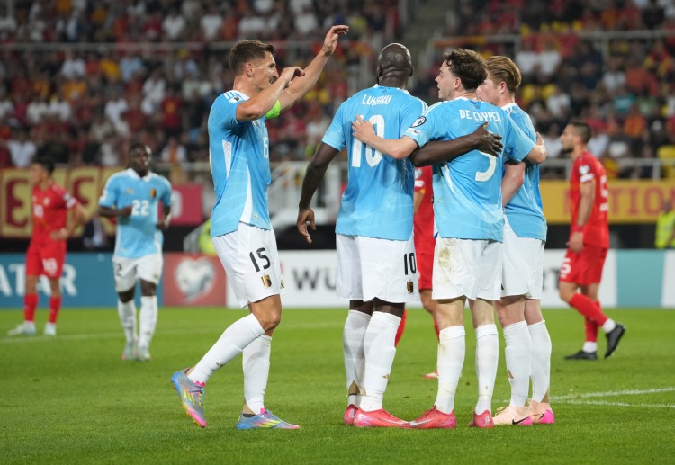 世界杯预选赛 德库耶佩上半场为比利时首开纪录。