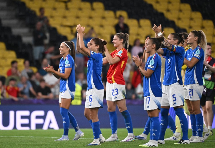 欧锦赛 意大利女足时隔12年成功跻身欧洲杯淘汰赛。