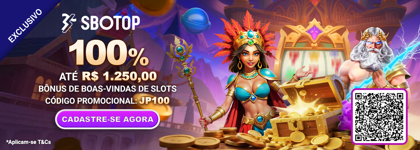 Bônus de Boas-vindas 100% para Slots
