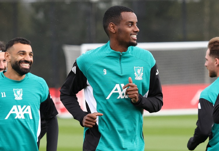 Alexander Isak could make his bow for Liverpool in the Premier League clash with Everton