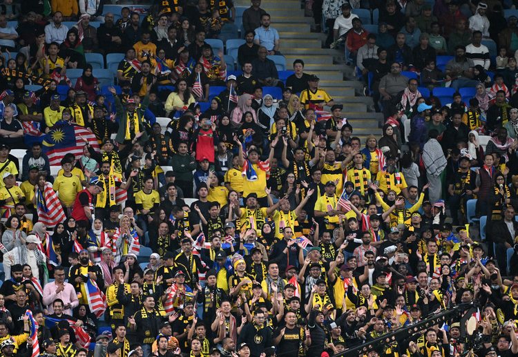 亚洲杯预选赛 大马在主场5比1大胜寮国，轻松完成双杀。